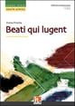 Beati qui lugent SATB choral sheet music cover